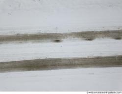 Photo Textures of Road Snowy